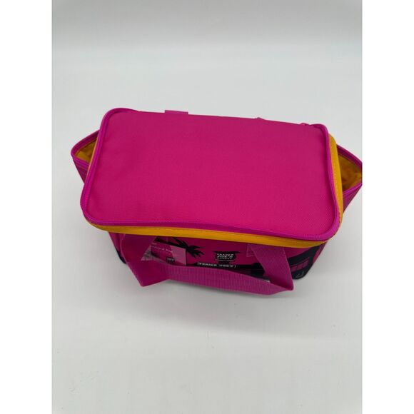 Trader Joe's Insulated Bag for Lunch Picnic Cooler Bag 10 X  6 X 6 PINK NWT - Picture 1 of 5